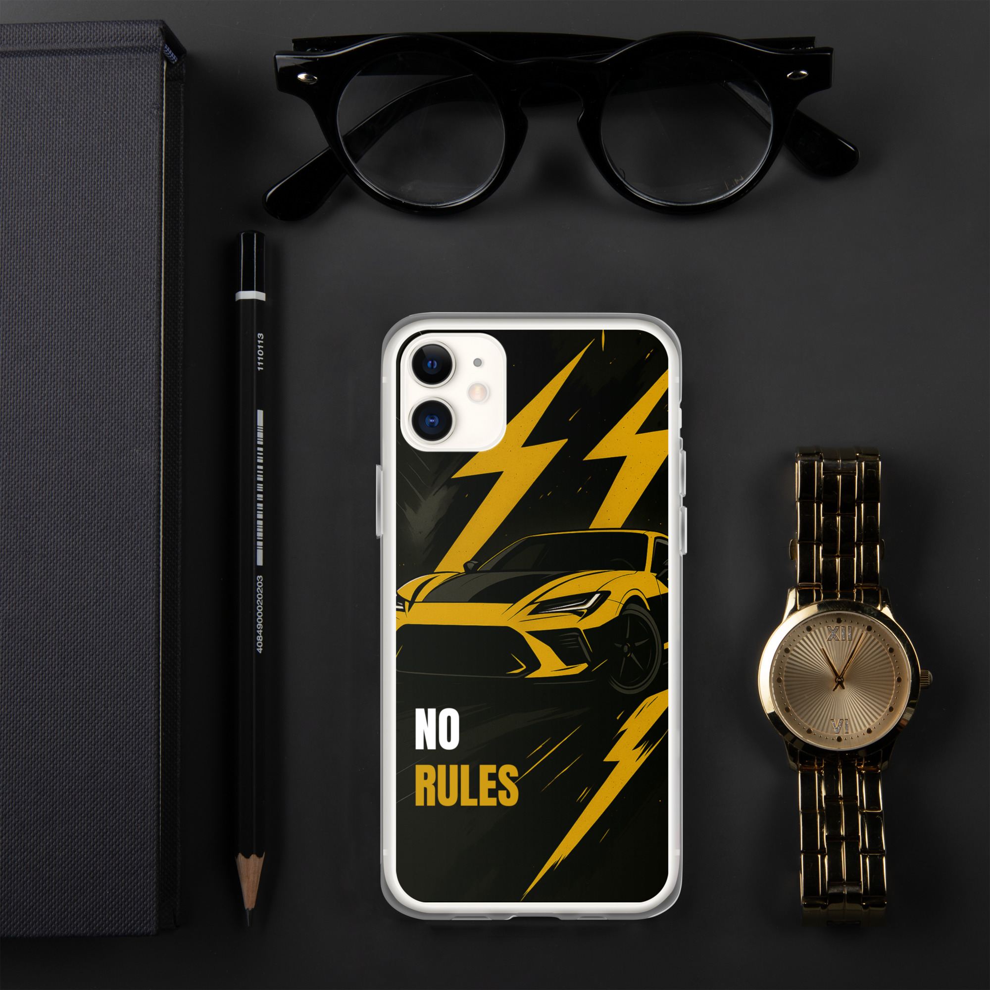 No Rules Clear iPhone® Case - Image 4