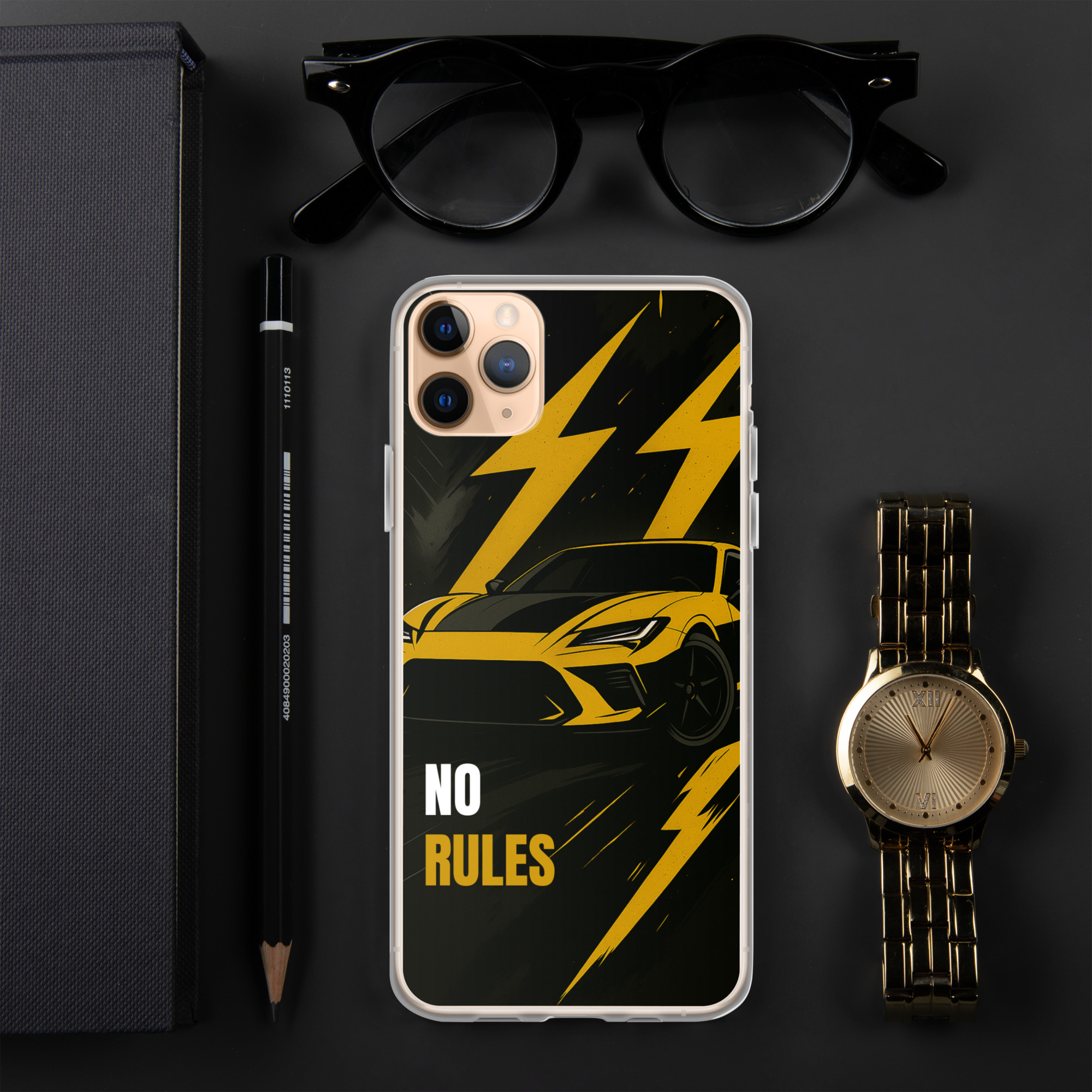 No Rules Clear iPhone® Case - Image 2
