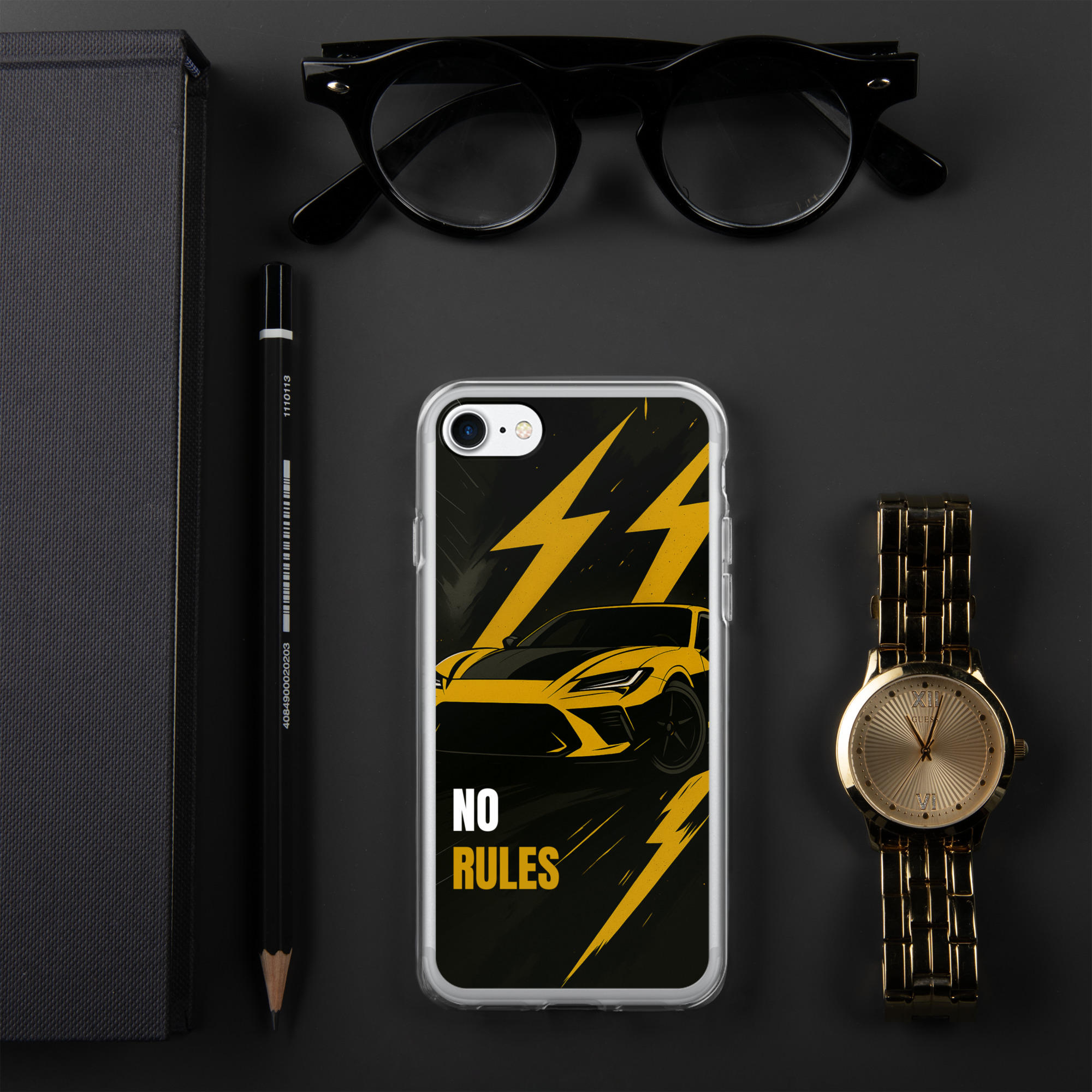 No Rules Clear iPhone® Case - Image 25