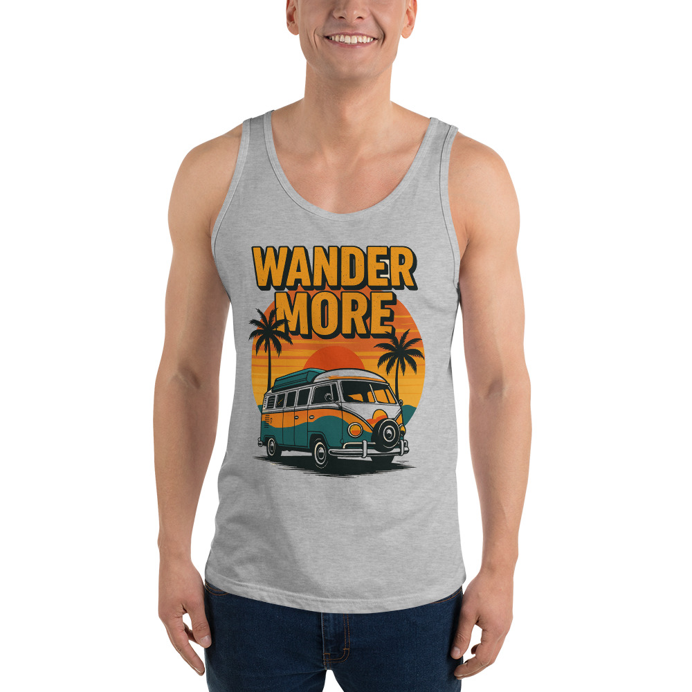 Wander More Retro Tank Top - Image 8