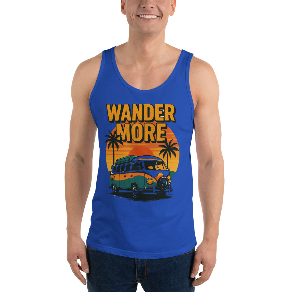 Wander More Retro Tank Top - Image 7