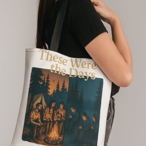 “These Were the Days” Nostalgic Tote bag