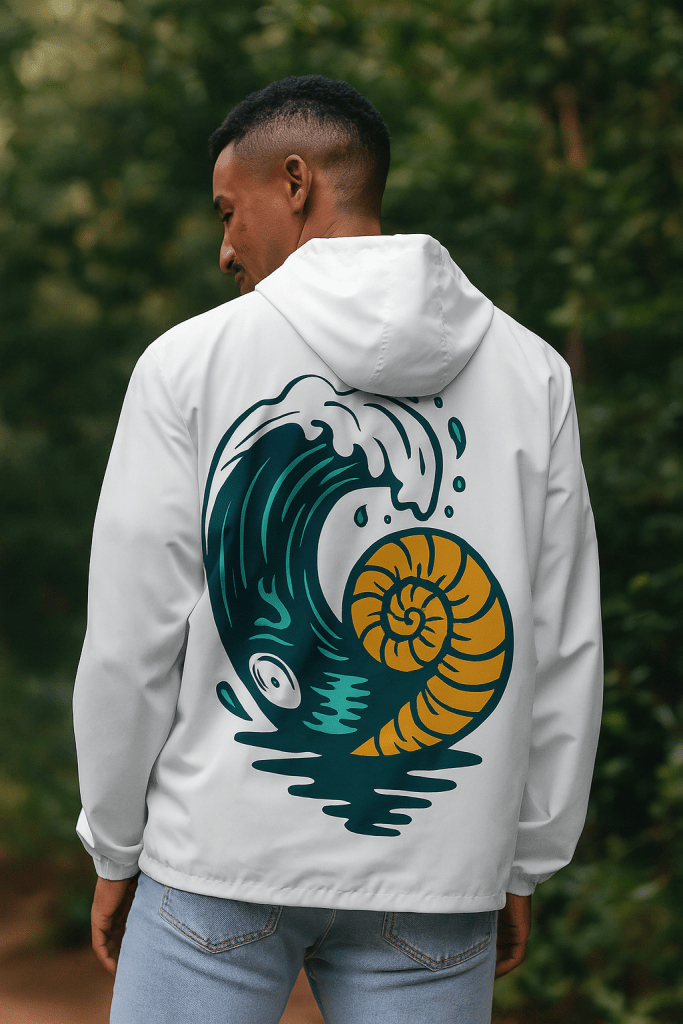 Men’s  “Catch the Drift” Coastal Windbreaker