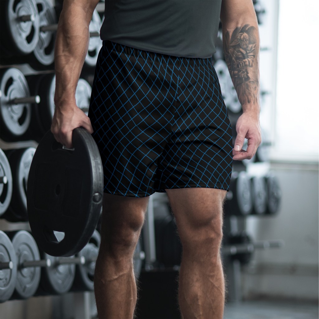 Pulse Grid Longline Athletic Shorts