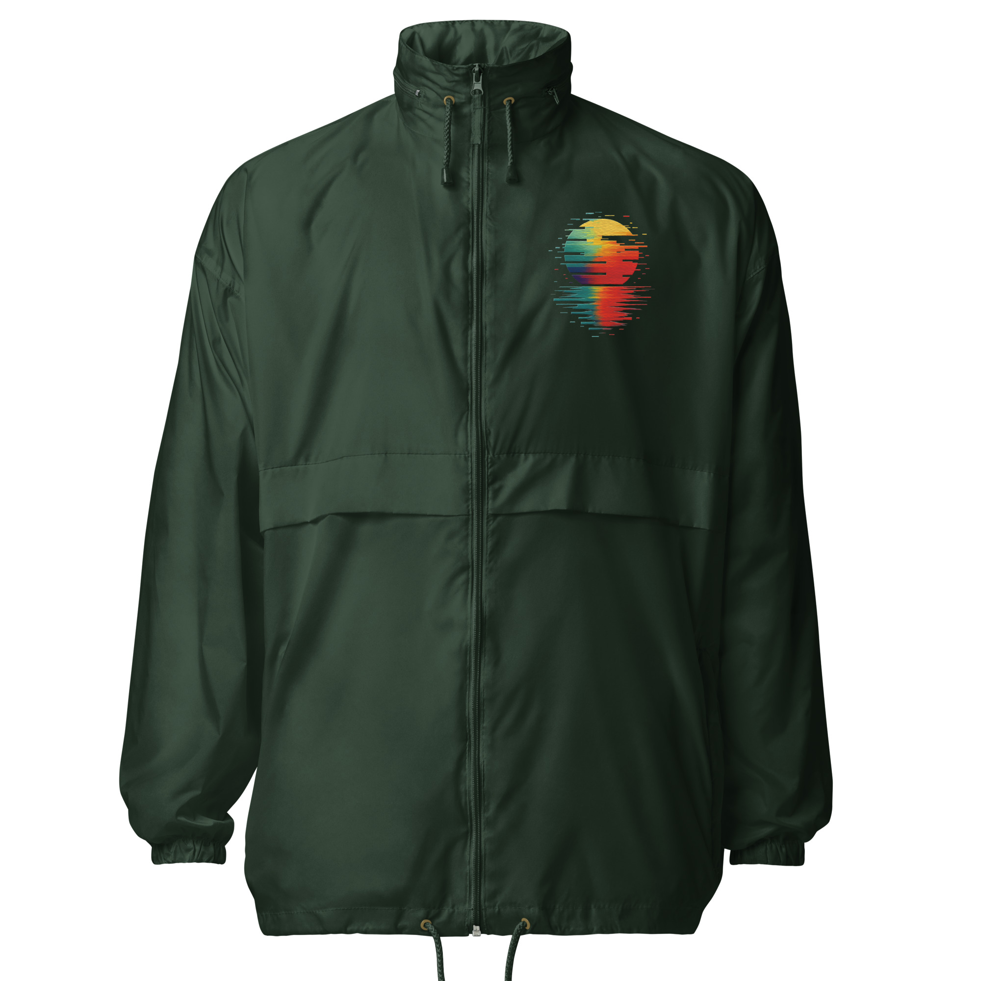 Drift Palms Unisex Windbreaker - Image 4